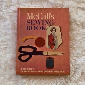 Vintage McCalls's Sewing Pink Book 1963 Hardcover First Edition Random House